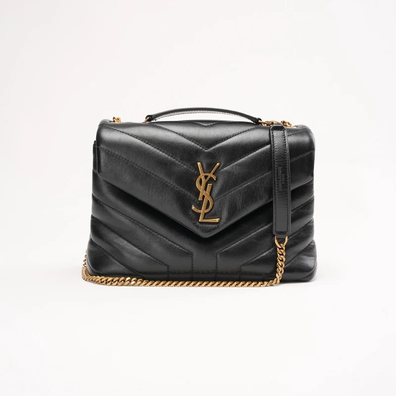 Saint Laurent Loulou Henkeltasche aus Leder, 2019