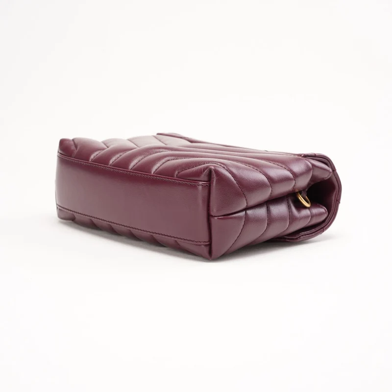 Saint Laurent Matelassé Toy Loulou Lammfell Burgund 2020