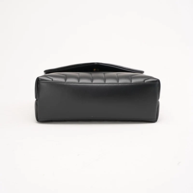 Saint Laurent Kleine Loulou Henkeltasche Schwarz 2024