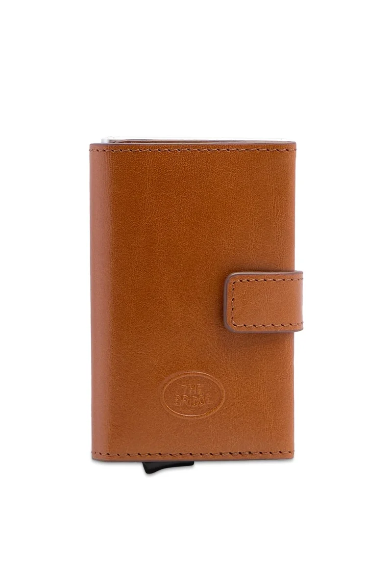 The Bridge Story Uomo RFID Leder Snap Kartenhalter