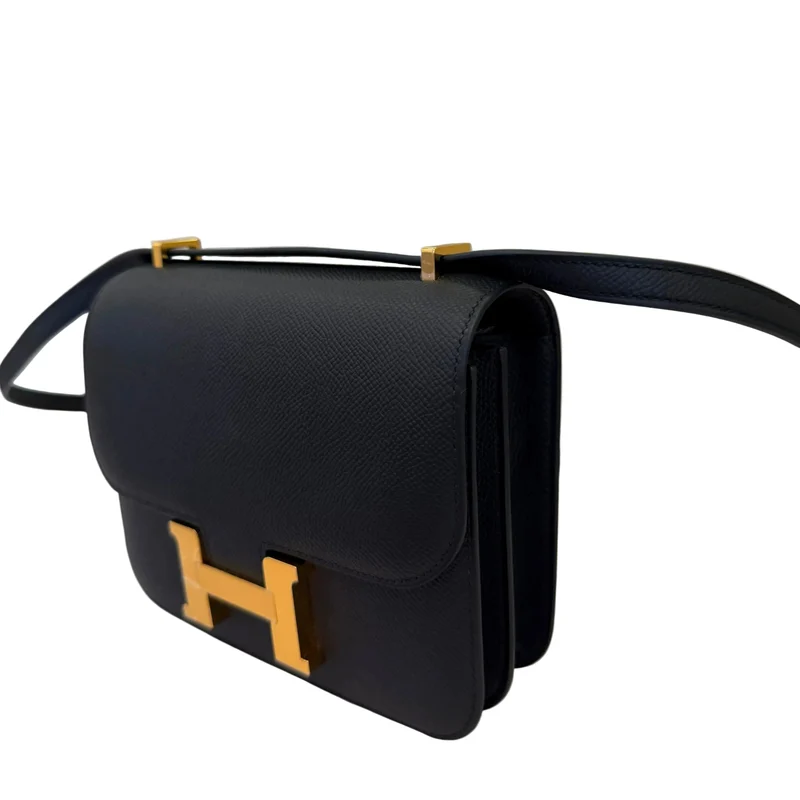 Hermes Constance Mini Epsom Leder Schwarz 2026