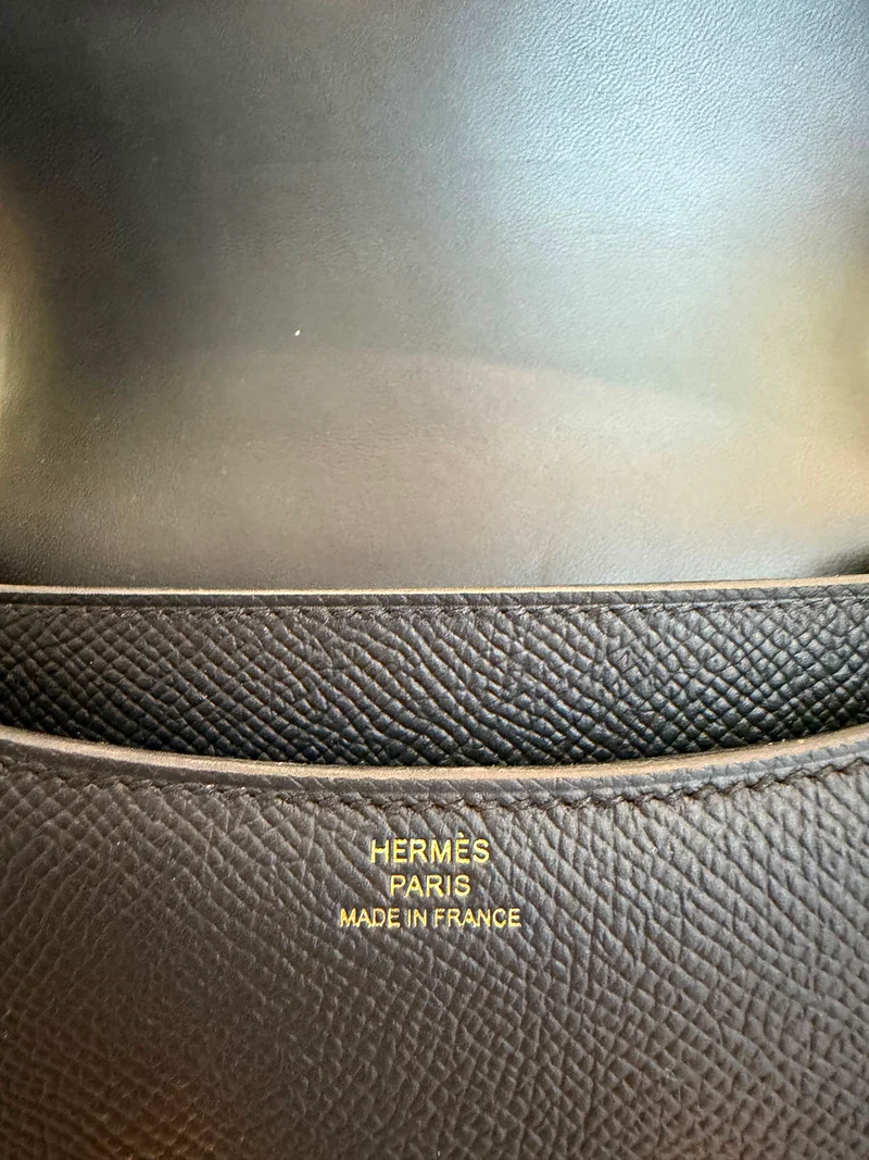 Hermes Constance Mini Epsom Leder Schwarz 2026