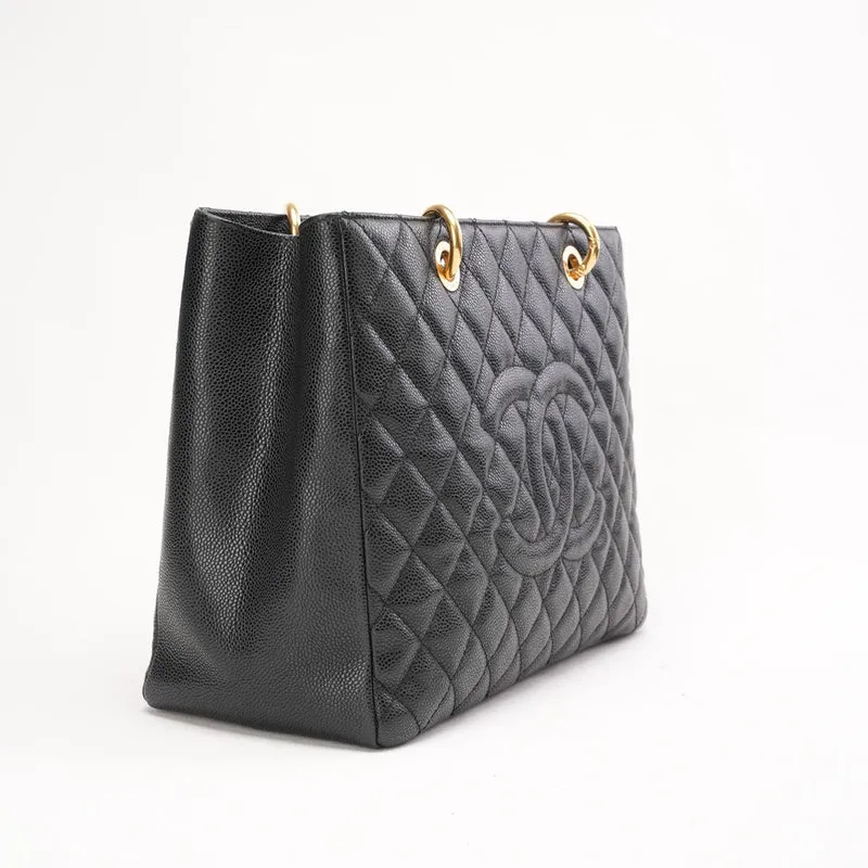 Chanel Grand Shopping Tote GST Tasche in Caviar Black 2013