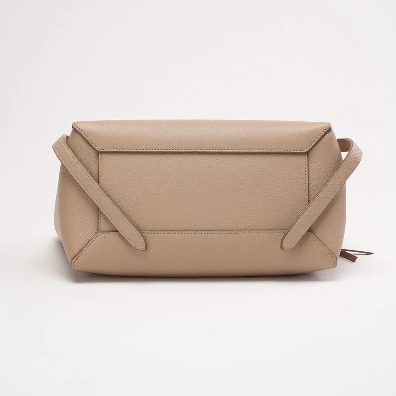 Celine Micro Belt aus genarbtem Kalbsleder, Taupe, 2017