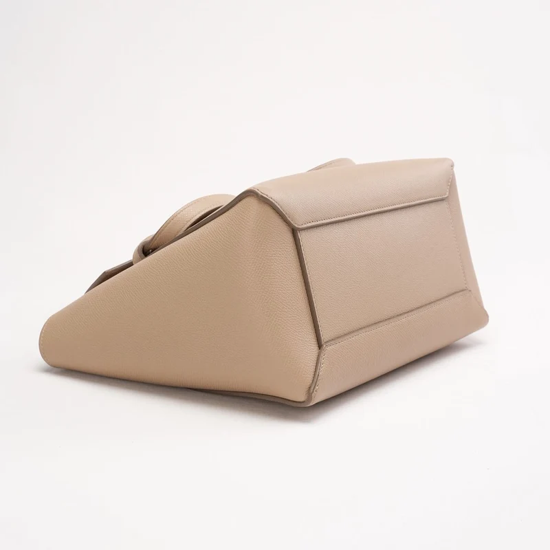 Celine Micro Belt aus genarbtem Kalbsleder, Taupe, 2017