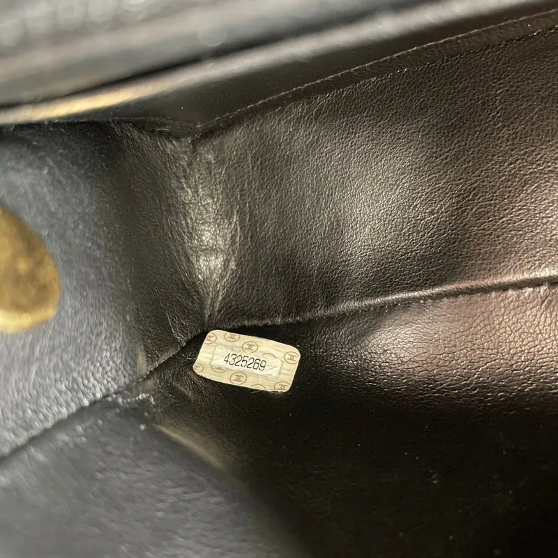 Chanel Vintage Mini Square Flap Bag aus Lammleder, schwarz, 1997