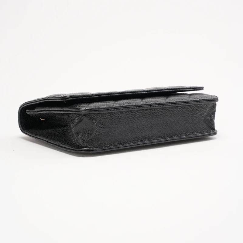 Chanel Wallet On Chain (WOC) Caviar Black 2019