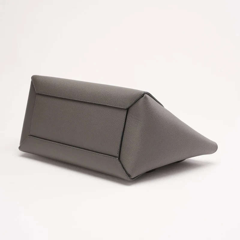 Celine Micro Belt Bag aus genarbtem Kalbsleder, Grau, 2017