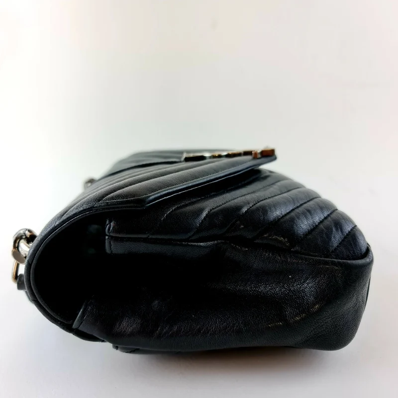 Yves Saint Laurent Black Medium College Bag