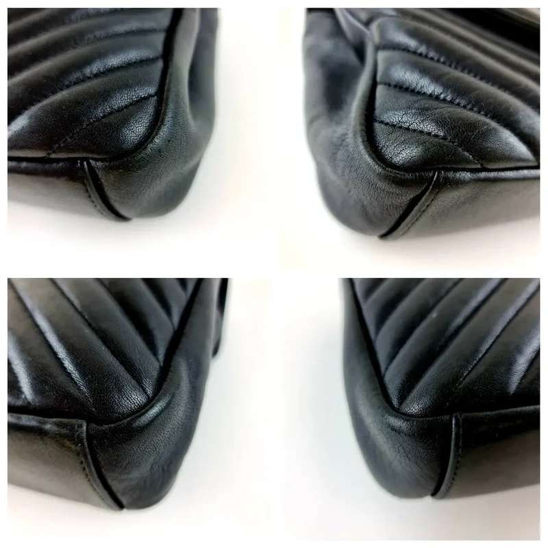 Yves Saint Laurent Black Medium College Bag