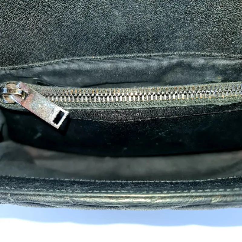 Yves Saint Laurent Black Medium College Bag