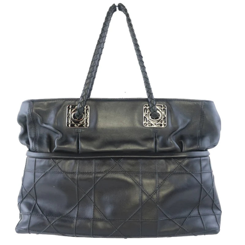 Сhristian Dior Black Cannage Lambskin Tote