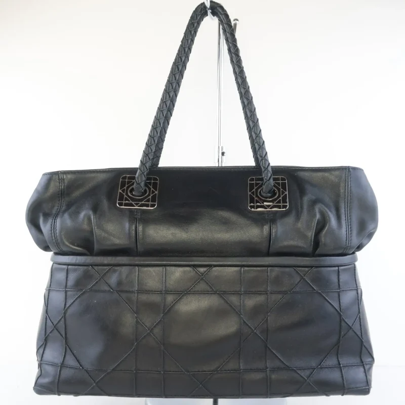 Сhristian Dior Black Cannage Lambskin Tote