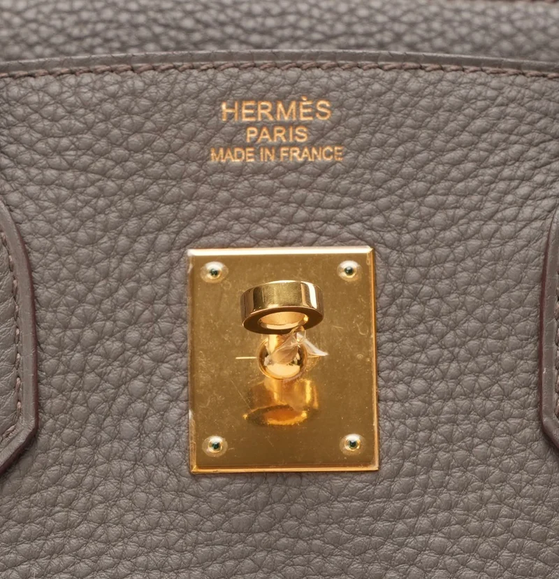 Hermès Birkin 35 Togo Etain Gold Hardware 2013
