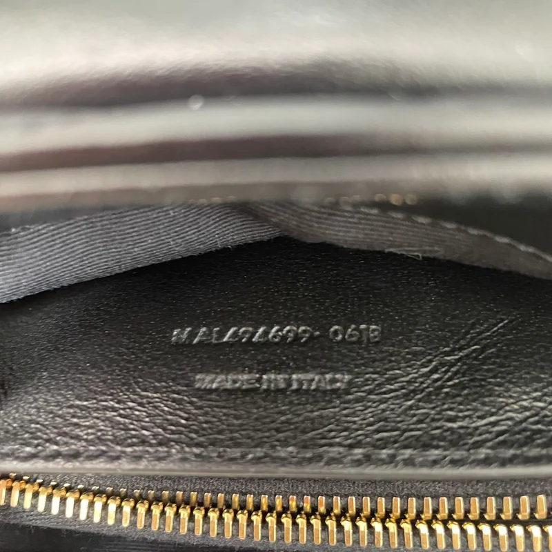 Saint Laurent LouLou Small Leather Black 2018