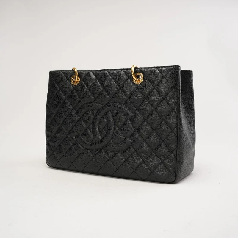 Chanel Grand Shopping Tote (GST) Caviar Black 2014