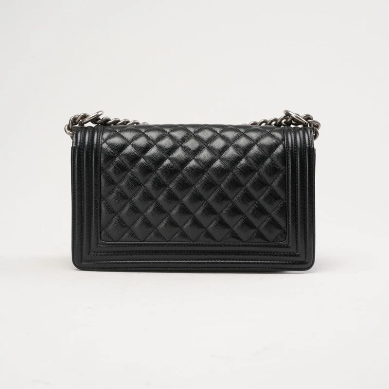 Chanel Medium Le Boy Bag Caviar Black 2020