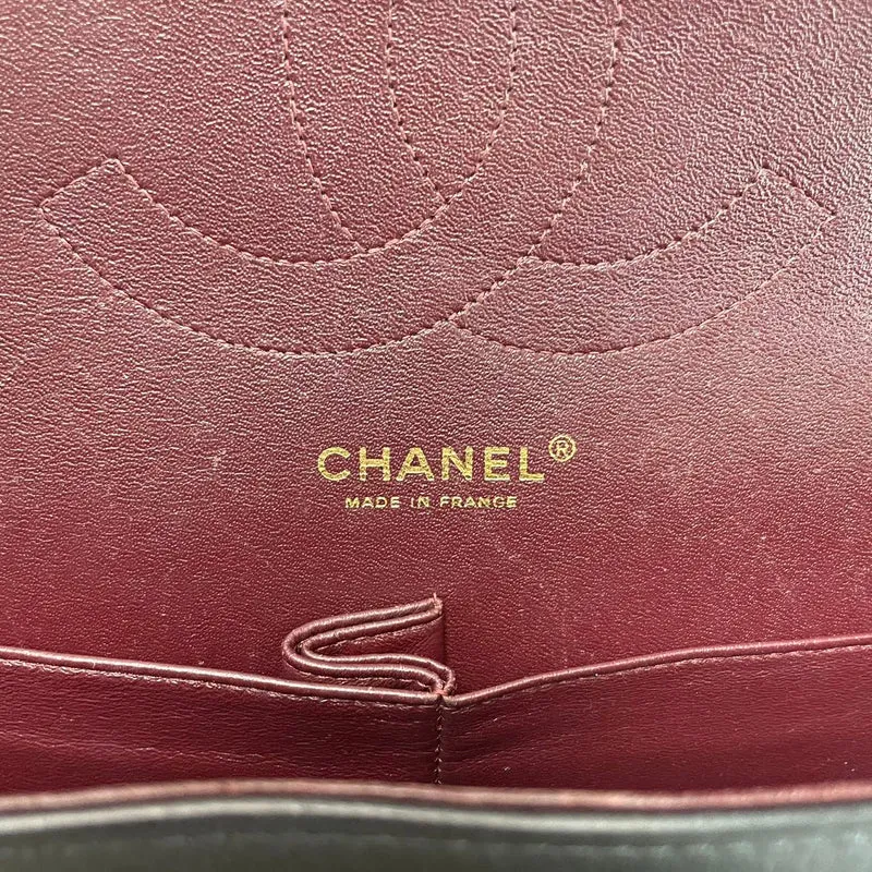 Chanel Timeless Jumbo Double Flap Lamm Schwarz 2011