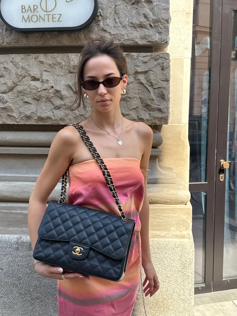 Chanel Jumbo Classic Double Flap Bag Caviar 2015