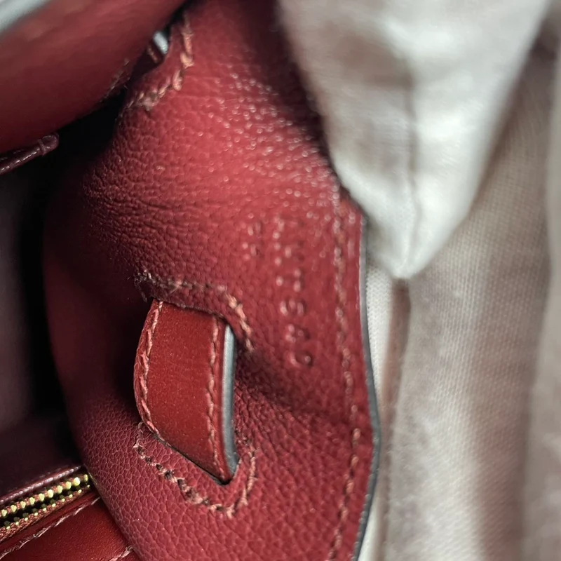 Hermès Kelly 32 Sellier Rot (Rouge H) Box Leder 2017