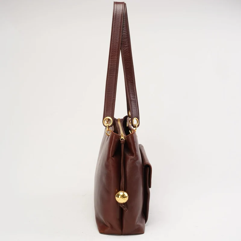 Chanel Vintage Timeless Tote, Burgunderrot, 1994