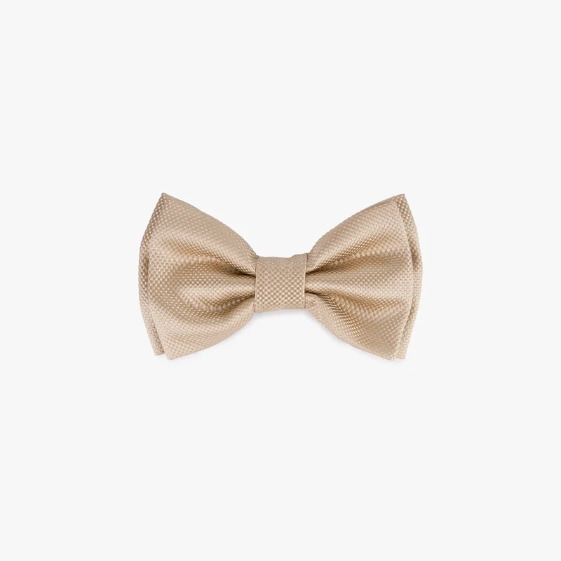 Hosenträger mit passender Fliege in Beige