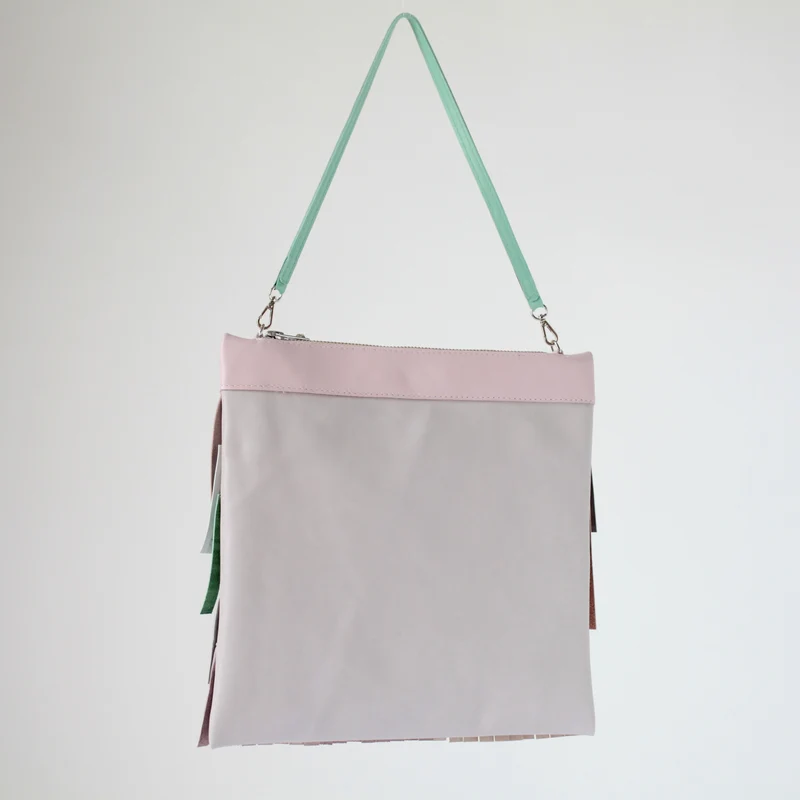Fransentasche Pastell