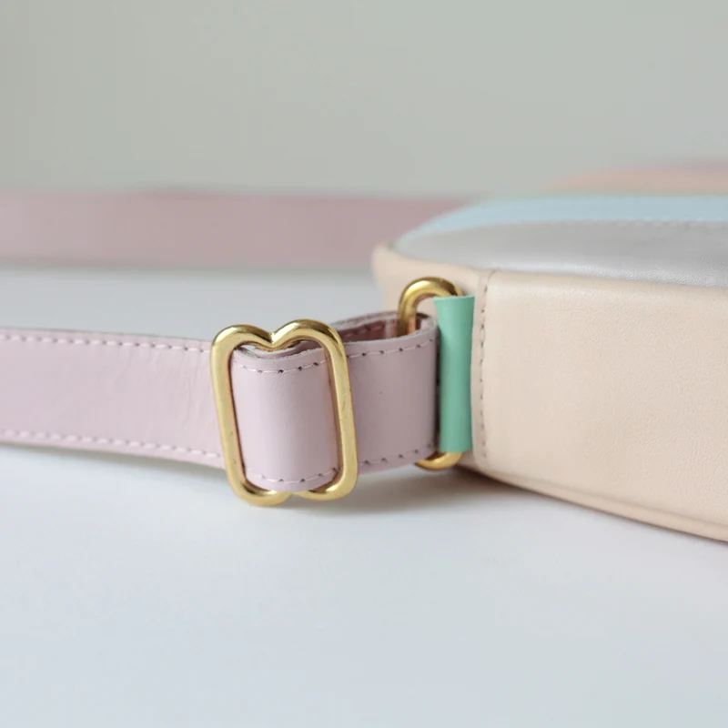 Handtasche ZIP M Pastell Mix