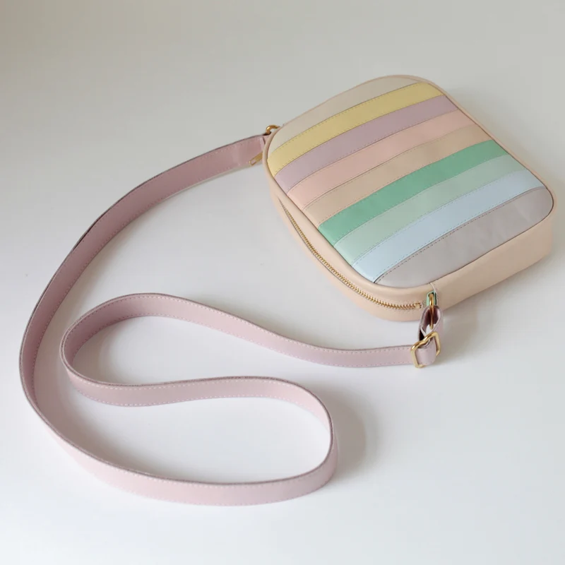 Handtasche ZIP M Pastell Mix