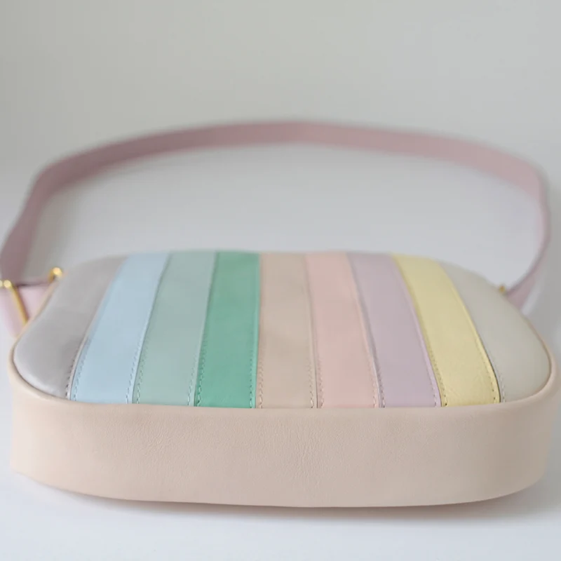 Handtasche ZIP M Pastell Mix