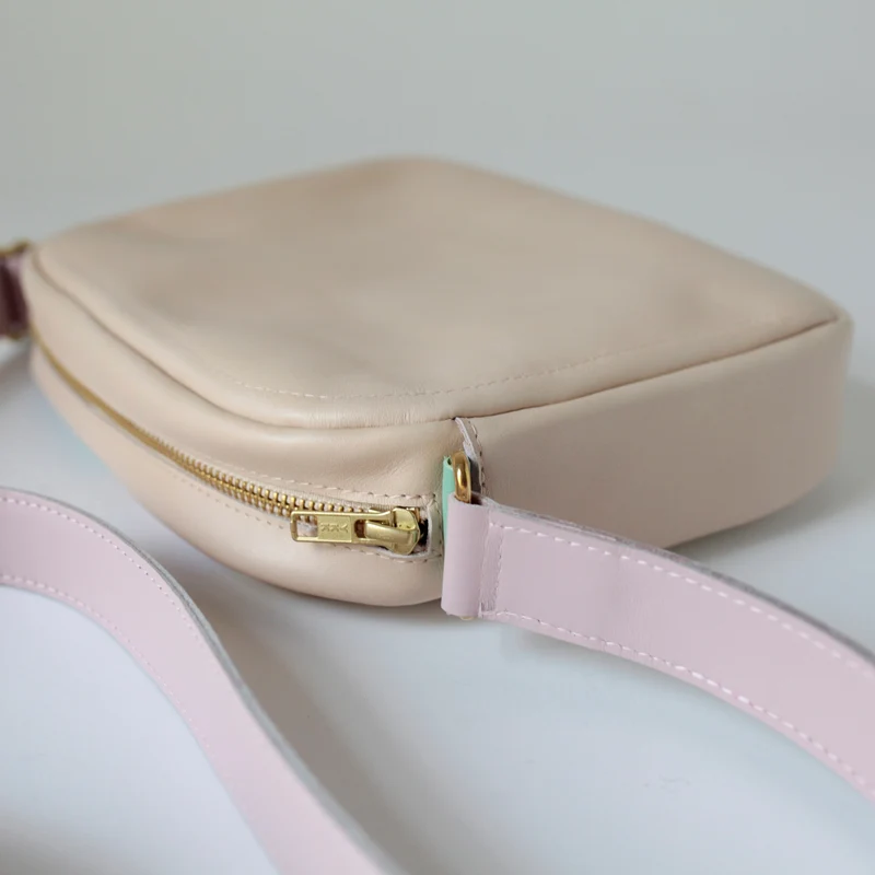 Handtasche ZIP M Pastell Mix