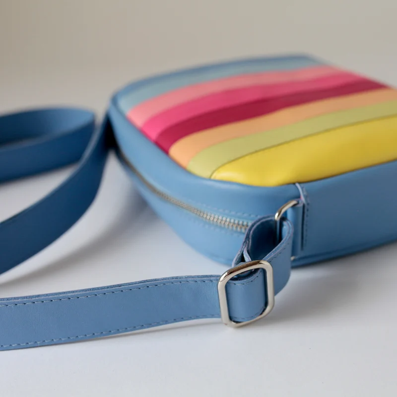 Handtasche ZIP M Sky MIX