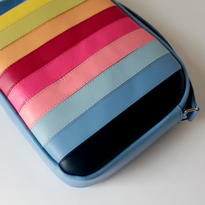 Handtasche ZIP M Sky MIX
