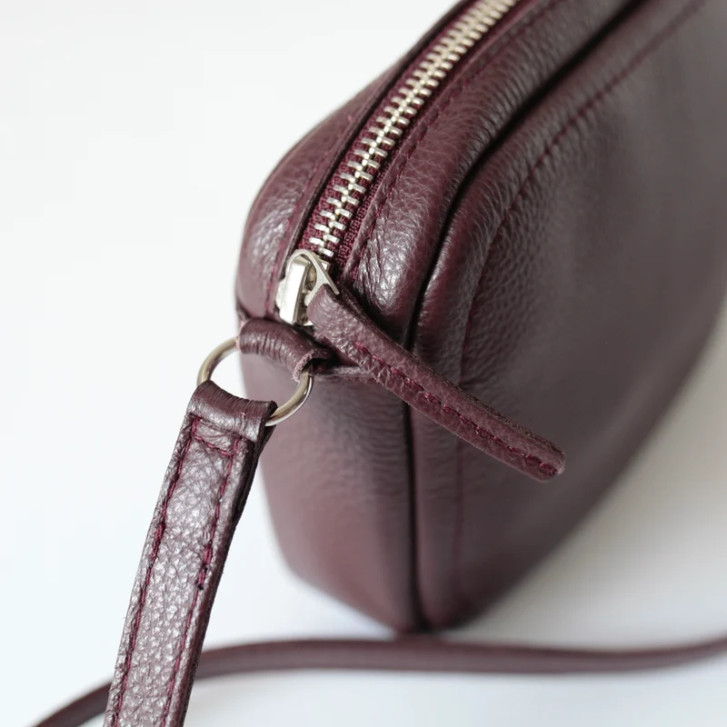 Handtasche ZIP S Burgundy