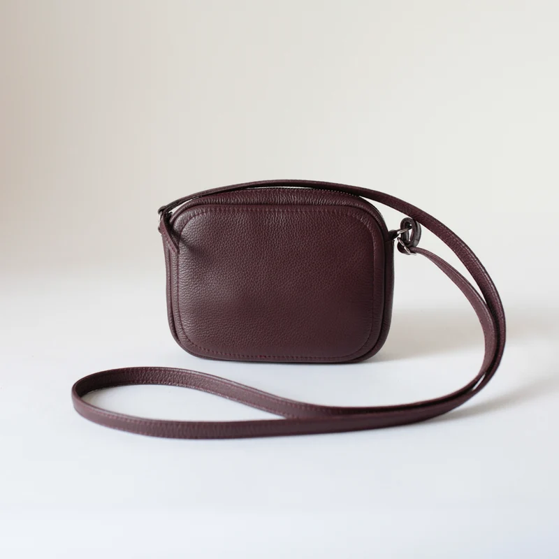Handtasche ZIP S Burgundy