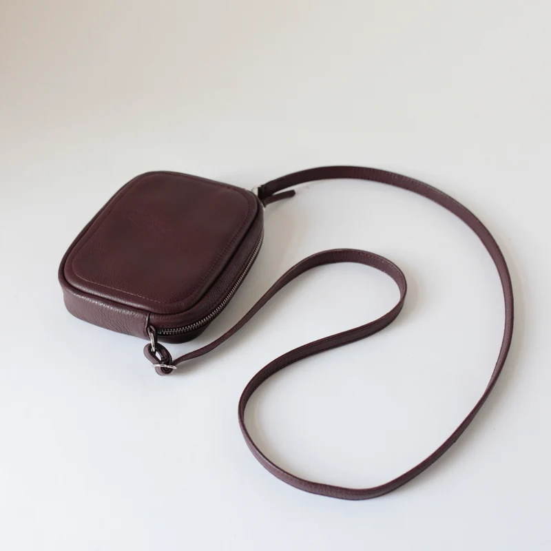 Handtasche ZIP S Burgundy