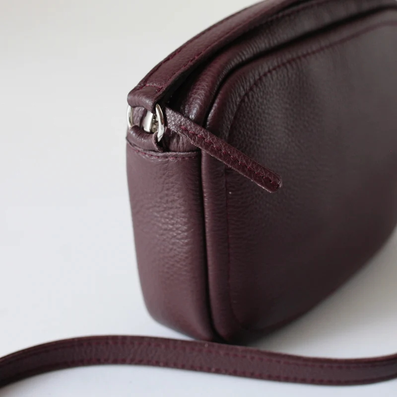Handtasche ZIP S Burgundy