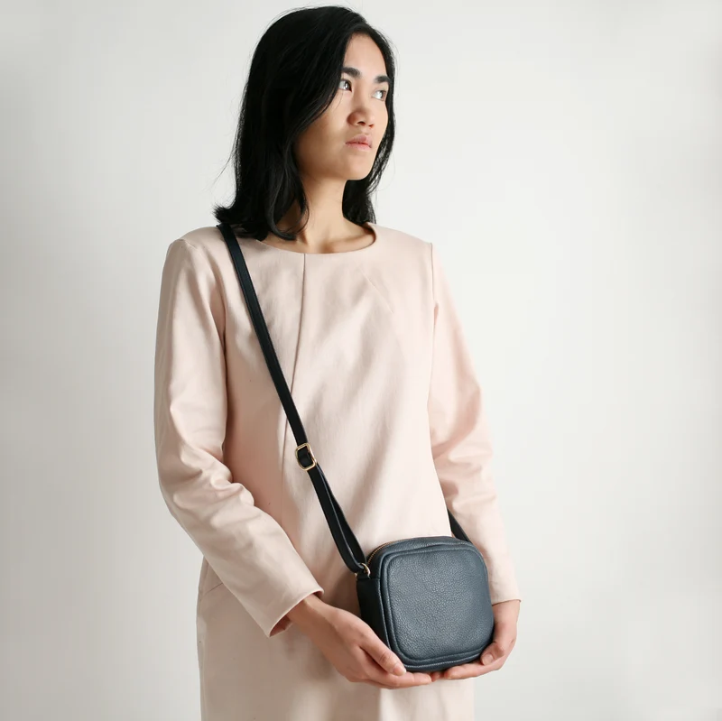 Handtasche ZIP S Burgundy