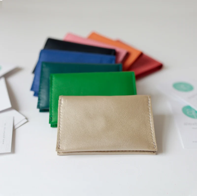 Miniportemonnaie, Kartenhülle in 9 Farben