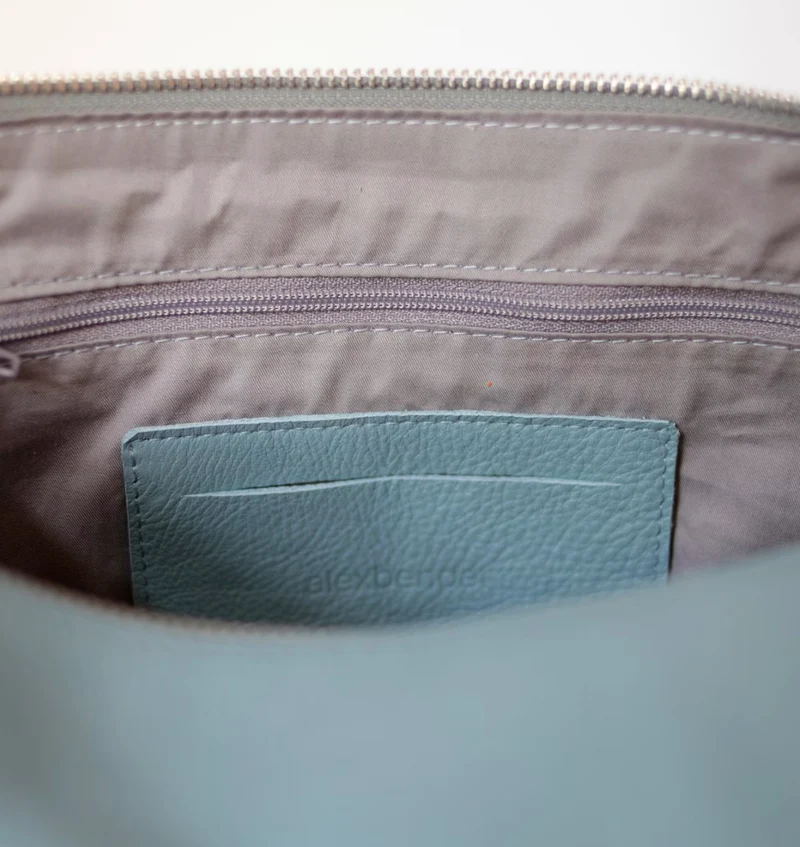 Bucket Bag Taubenblau