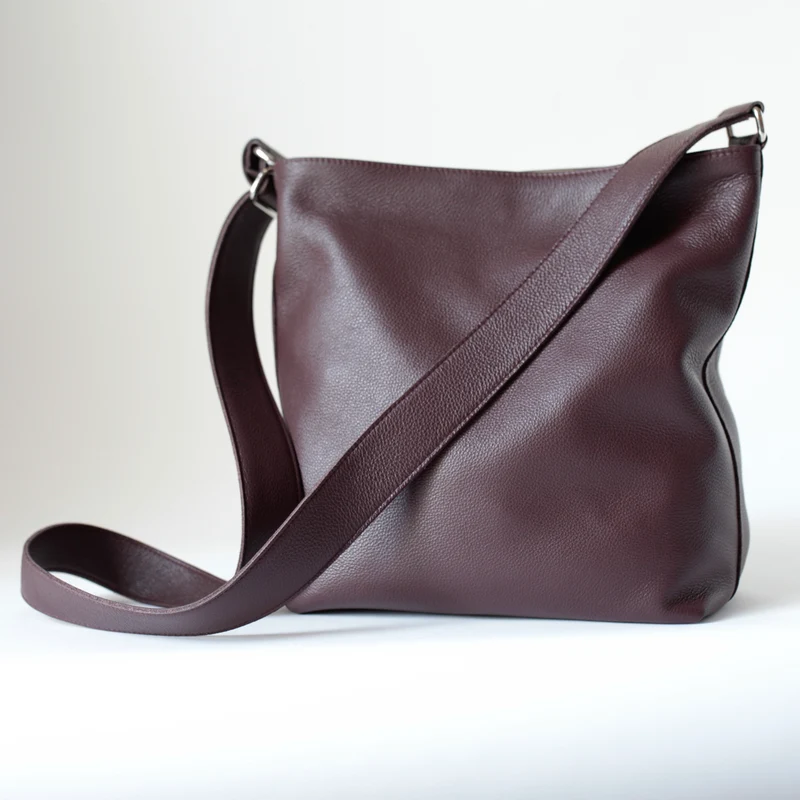 Lederbeutel Burgundy
