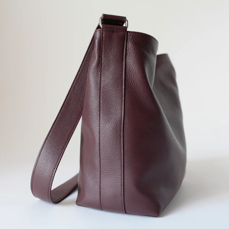 Lederbeutel Burgundy