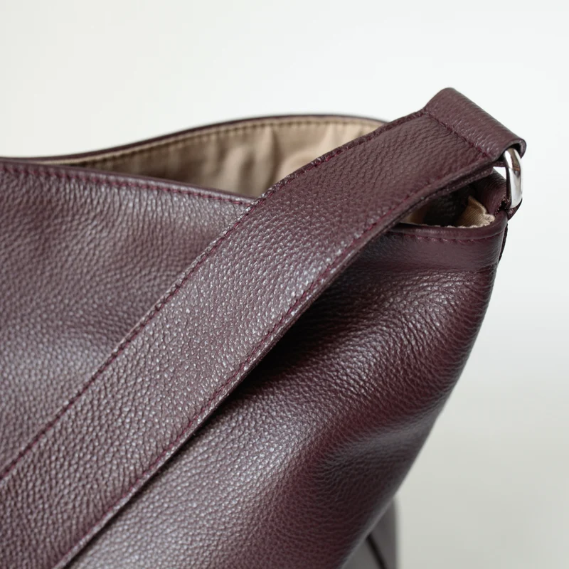 Lederbeutel Burgundy