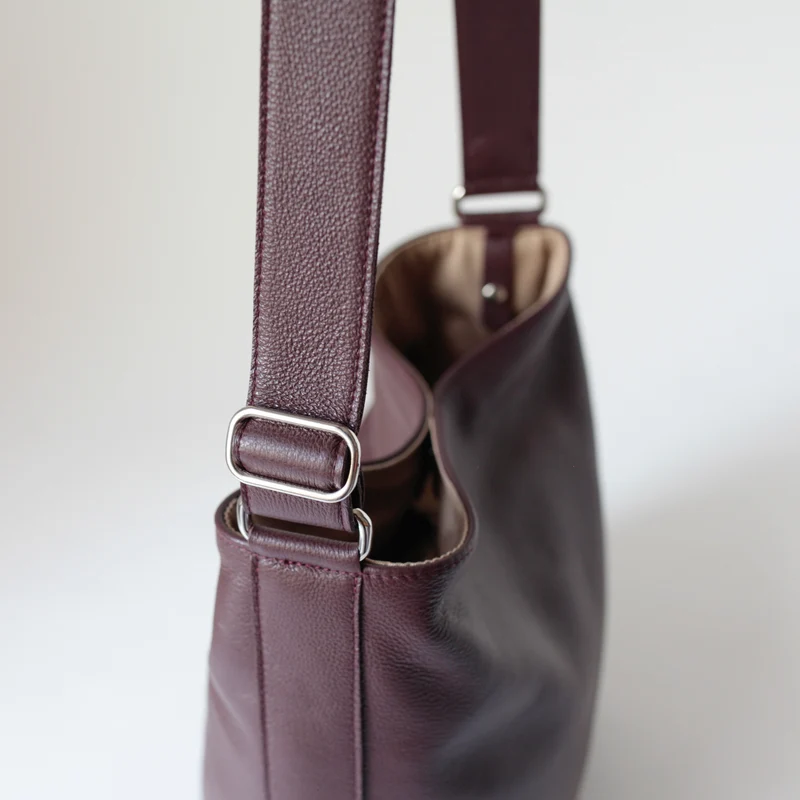 Lederbeutel Burgundy
