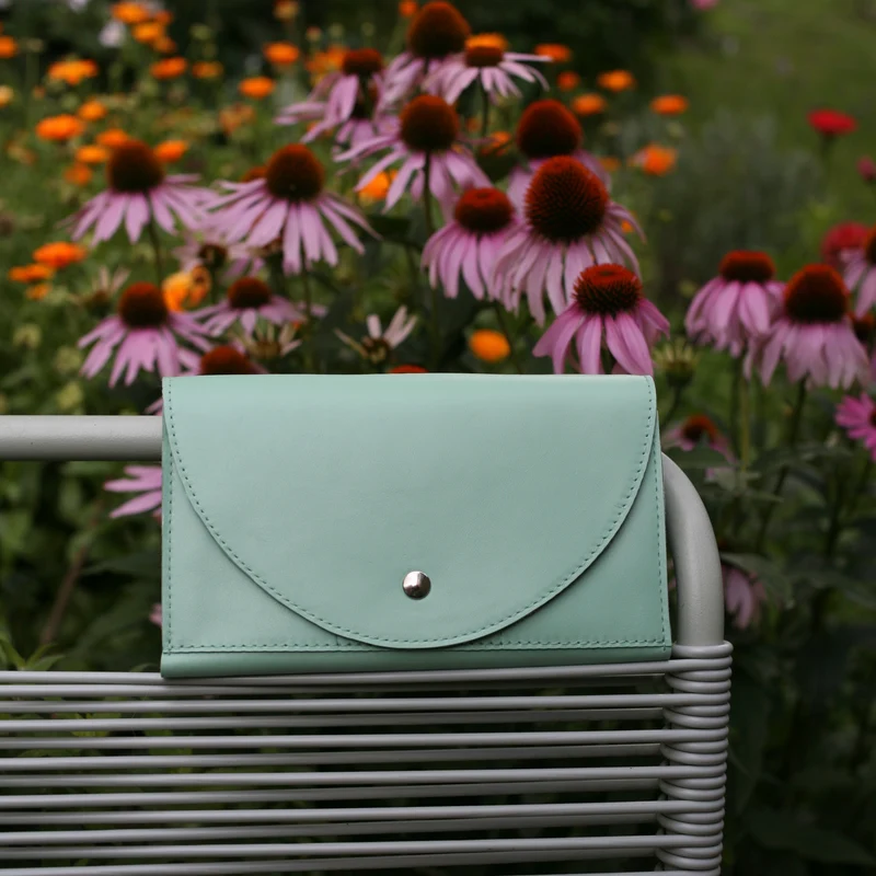 Clutch Portemonnaie Salbei