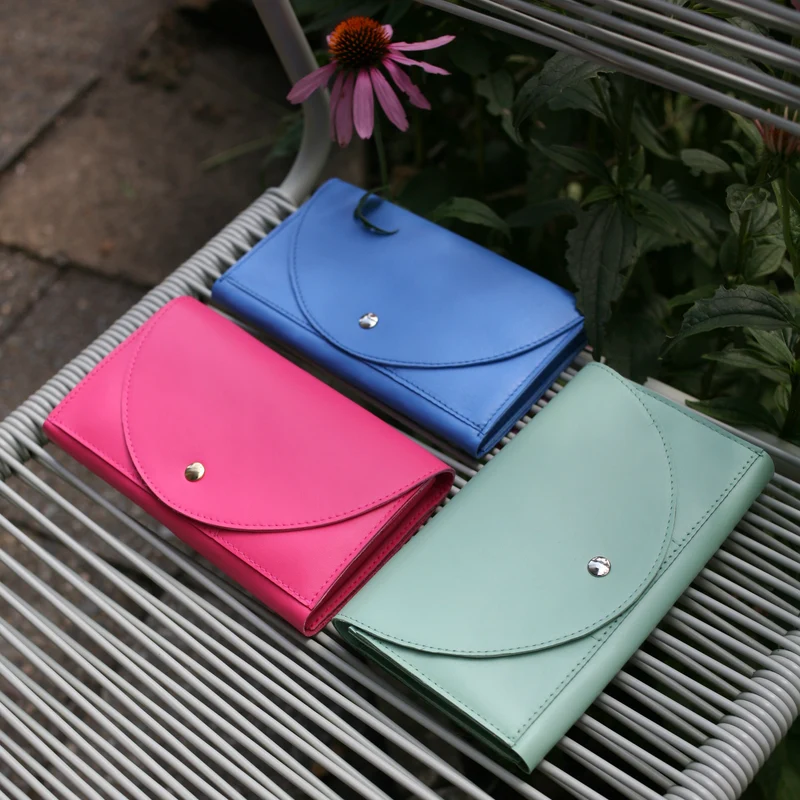 Clutch Portemonnaie Salbei