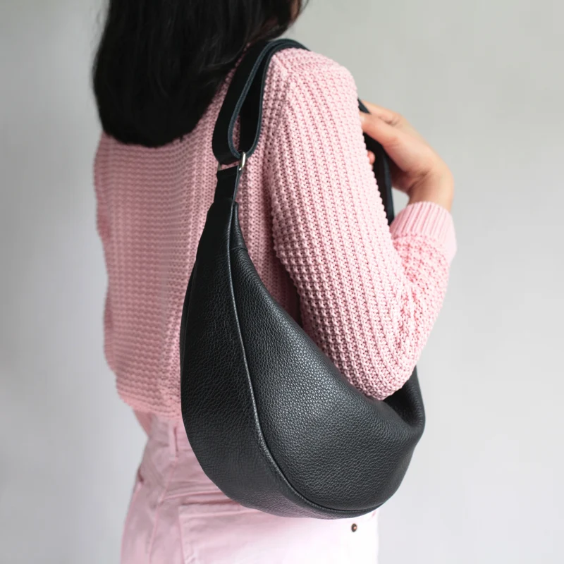 Kleiner Lederbeutel POUCH Schwarz