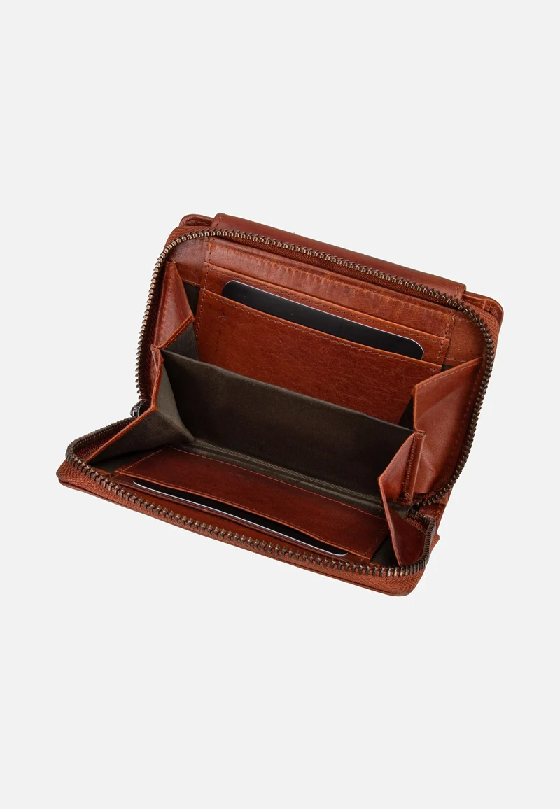 Newport Rv-Damenbörse Rfid Caramel - Portemonnaie