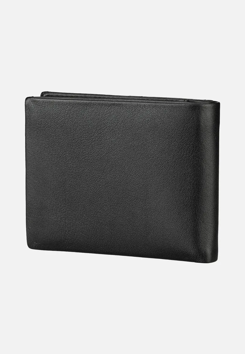 Hannes Coin Wallet 12Cs Schwarz - Portemonnaie