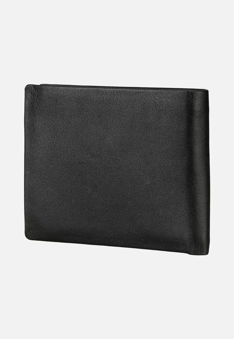 Hannes Coin Wallet 4+4Cs Schwarz - Portemonnaie
